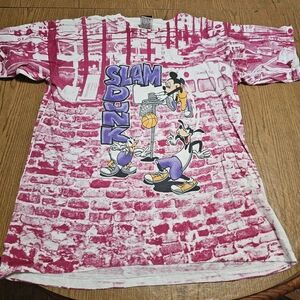 Vintage Mickey Unlimited Basketball Tshirt Size Large